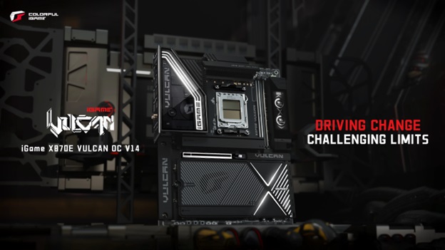 ไอที - COLORFUL เปิดตัวเมนบอร์ดเรือธง iGame X870E VULCAN OC
