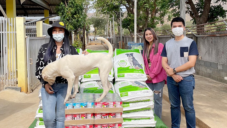 ข่าวประชาสัมพันธ์ - PR News สบู่วิภาดาบริจาคอาหารสุนัขที่ บ้านหมาแสนสุข จังหวัดสระบุรี