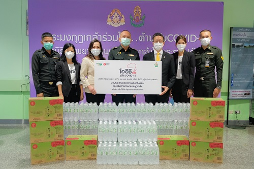 ไทยเบฟฯ ร่วมกับ โออิชิ กรุ๊ป มอบผลิตภัณฑ์อาหารเครื่องดื่ม แก่รพ.พระมงกุฎฯ