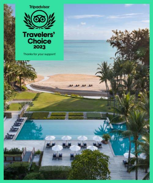 โรงแรมดุสิตธานี กระบี่ บีช รีสอร์ท พิชิตรางวัล Tripadvisor Travelers’ Choice Award ประจำปี 2566
