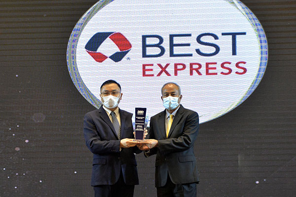 ข่าวธุรกิจ, สังคม - BEST Express คว้ารางวัล BEST OVERSEAS FRANCHISE 2022