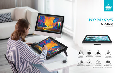 ข่าวไอที - Huion เผยโฉมจอพร้อมปากกา 3 รุ่นใหญ่ ขนาด 23.8 นิ้ว นำโดย Kamvas Pro 24(4K)
