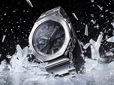 ข่าวแฟชั่น - คาสิโอเปิดตัวนาฬิกา G-SHOCK ทำจากโลหะล้วน มาในขอบหน้าปัดทรงแปดเหลี่ยม