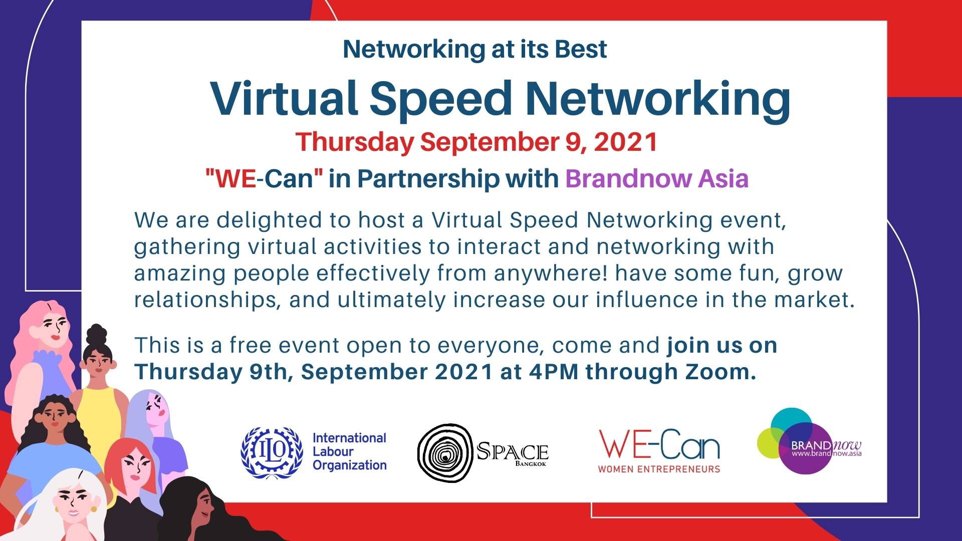ข่าวงานอีเว้นท์ - กิจกรรมการสร้างเครือข่าย Speed Networking ออนไลน์ จัดโดยกลุ่ม We-Can และแบรนด์นาว
