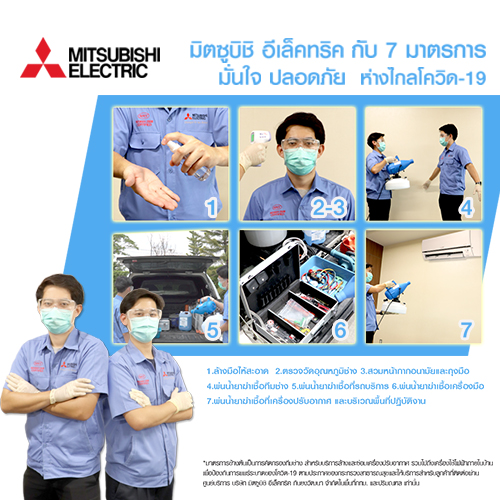 ข่าวสินค้า, บริการ - มิตซูบิชิ อีเล็คทริค ยกระดับบริการหลังการขายเพิ่มความมั่นใจในยุคโควิด-19 