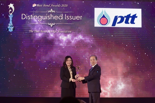 ข่าวธุรกิจ, สังคม - ปตท. รับรางวัล Distinguished Issuer Award ในงาน ThaiBMA Best Bond Awards 2020