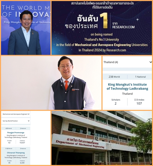 ข่าวไอที - วิศวะเครื่องกลลาดกระบัง ขึ้นแท่นอันดับ 1 ของประเทศ  ขานรับนโนบายมุ่งสู่ความเป็น The World Master of Innovation และ Global Engineer
