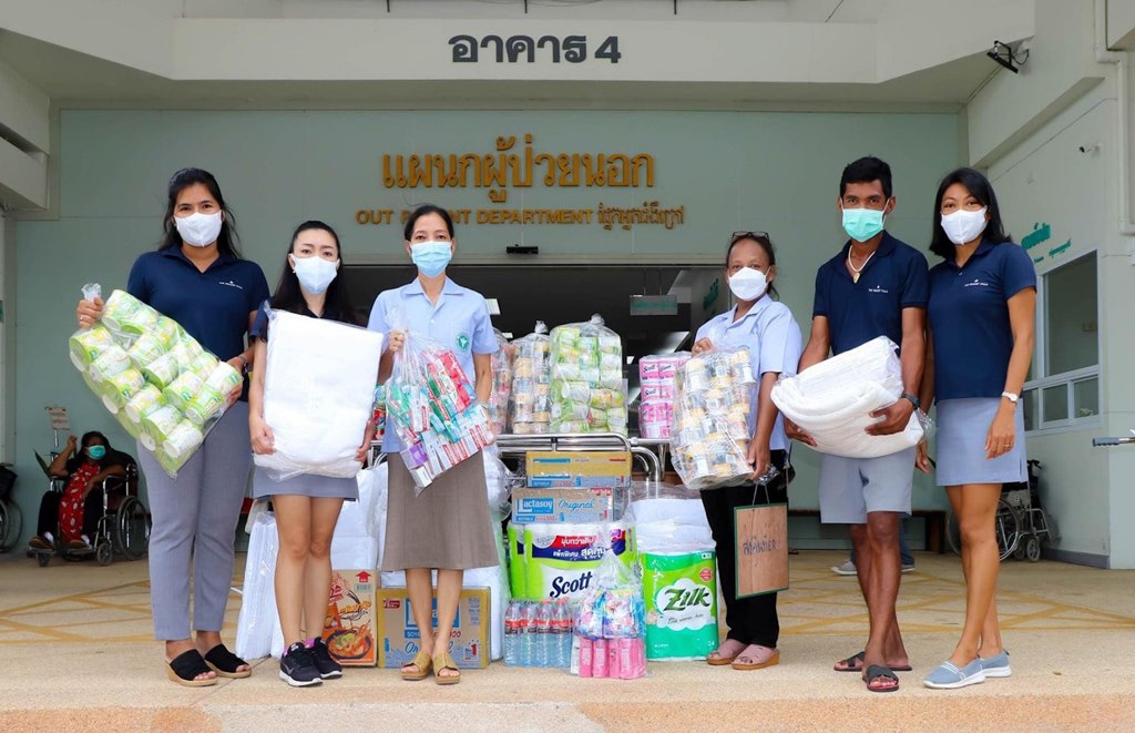 เดอะ รีสอร์ท วิลล่า ร่วมสนับสนุนโรงพยาบาลแกลง