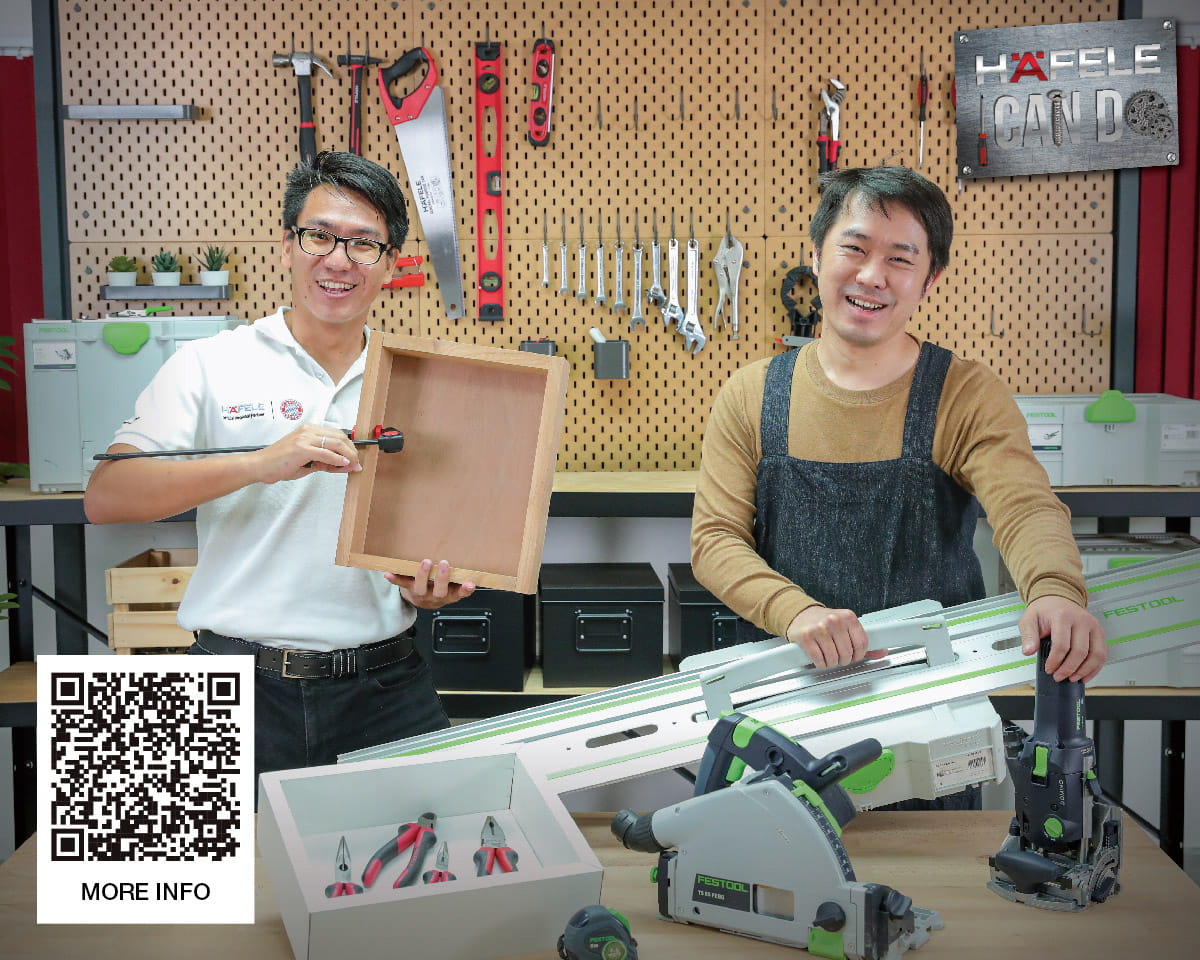 ข่าวไลฟ์สไตล์ - Hafele I Can Do YOU ทำ ได้ คู่มือ DIY เคล็ดลับคู่ใจของคนรักบ้าน