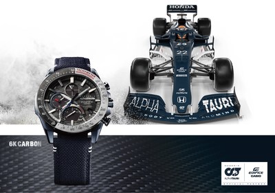 ข่าวยานยนต์ - Casio จับมือทีม Scuderia AlphaTauri เตรียมเปิดตัวนาฬิกา EDIFICE รุ่นใหม่ ทำจากคาร์บอน 6K