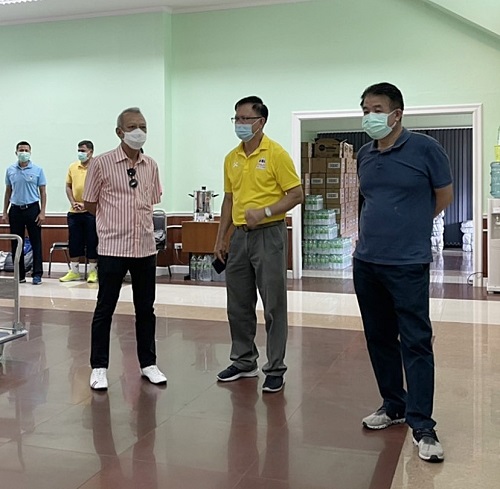 ข่าวราชการ, รัฐวิสาหกิจ - การตรวจเยี่ยมศูนย์แรกรับและส่งต่อผู้ป่วย โควิด-19