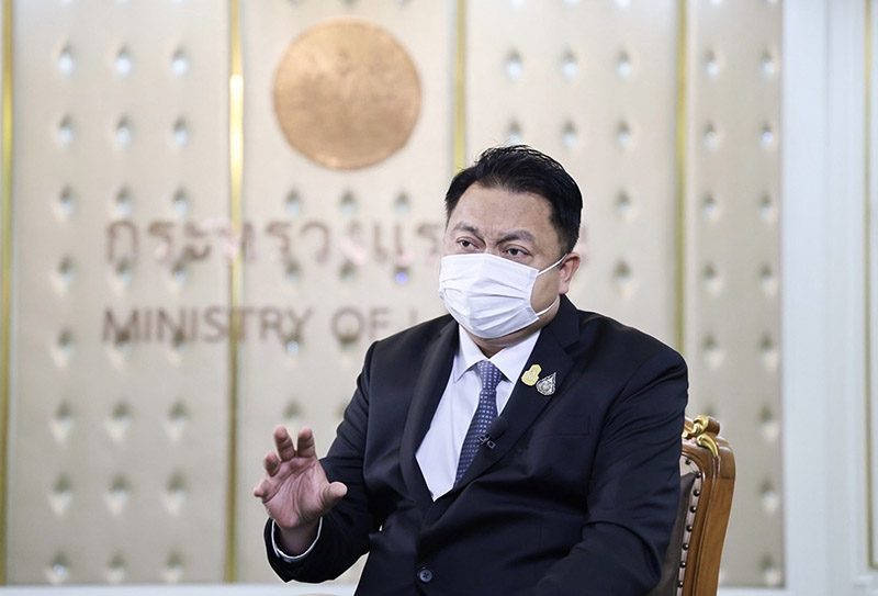 ข่าวราชการ, รัฐวิสาหกิจ - รมว.แรงงาน กำชับเจ้าหน้าที่ตรวจสอบข้อเท็จจริง  ดูแลสิทธิประโยชน์ ผู้เสียชีวิต 3 ราย เหตุกำแพงถล่มทับ