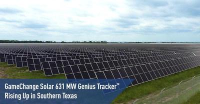 ข่าวพลังงาน, สิ่งแวดล้อม - GameChange Solar ติดตั้งระบบโซลาร์เซลล์ตามแสงอาทิตย์ Genius Tracker(TM) ขนาด 631 MW ในเท็กซัสตอนใต้