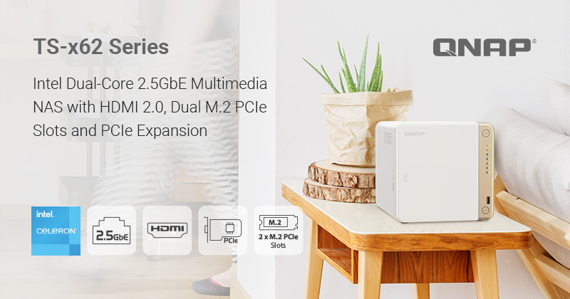 ข่าวไอที - QNAP? เปิดตัว NAS TS-x62 series