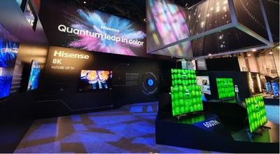 ข่าวไอที - ไฮเซ่นส์ เผยโฉมผลิตภัณฑ์ซีรีส์ ULED 8K Mini-LED รุ่นใหม่ และโซลูชันเทคโนโลยีจอแสดงผลเลเซอร์ความละเอียด 8K ตัวแรกของโลกที่งาน CES 2022