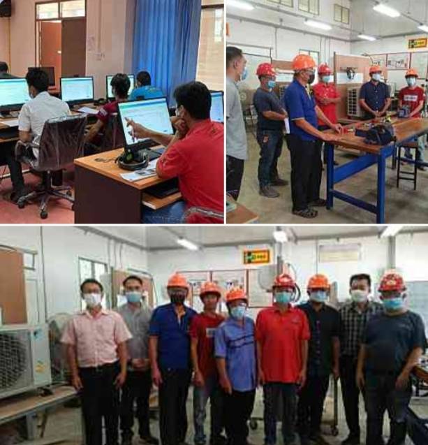 ข่าวราชการ, รัฐวิสาหกิจ - สนพ.สกลนคร ทดสอบมาตรฐานฝีมือแรงงานแห่งชาติ