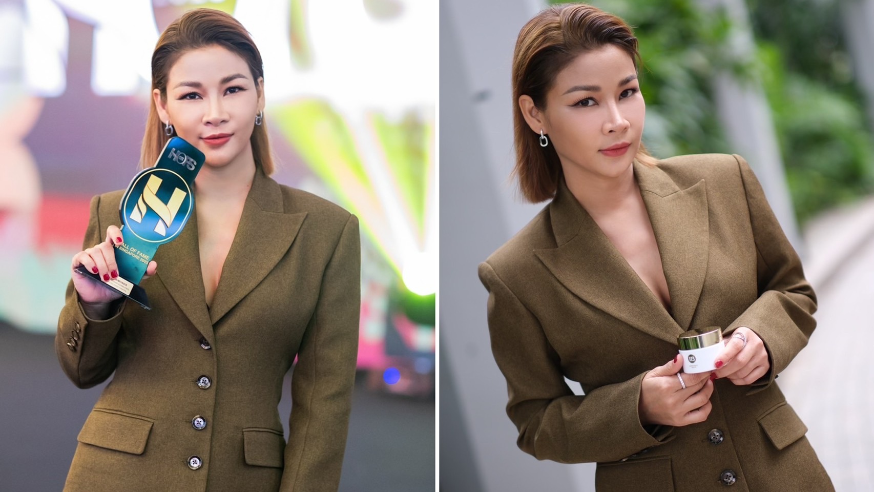 ข่าวเน็ตไอดอล, เซเลบ - 'คุณชัญญาภัค เหลาหิรัญ' ผู้บริหาร IB Cosmetics รับรางวัลสุดปังในงาน 'HOFS Award 2023' ในสาขา 'Skincare Hall Of Fame' ณ ประเทศสิงคโปร์