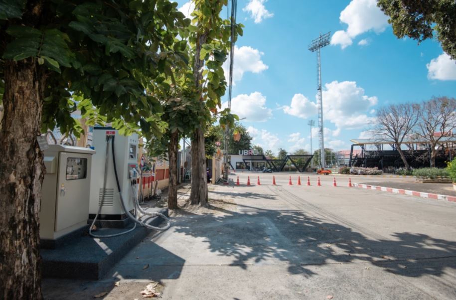 ข่าวราชการ, รัฐวิสาหกิจ - PEA จับมือมรภ.อุบลฯ ตั้งสถานีชาร์จ EV  รองรับ Ubon Smart City