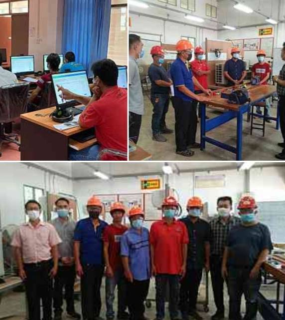 ข่าวราชการ, รัฐวิสาหกิจ - สนพ.สกลนคร ทดสอบมาตรฐานฝีมือแรงงานแห่งชาติ สาขาช่างเครื่องปรับอากาศในบ้านและการพาณิชย์ขนาดเล็ก 