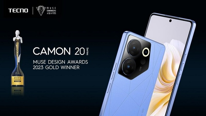 ข่าวไอที - เทคโนสุดปลื้ม สมาร์ทโฟน คามอน 20 ซีรีส์ คว้ารางวัลทรงเกียรติ มิวส์ ดีไซน์ อวอร์ดส์ ประจำปี 2566