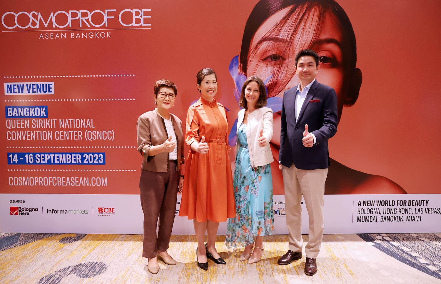 ข่าวงานอีเว้นท์ - COSMOPROF CBE ASEAN 2023 กระแสแรงไม่หยุด ช่วยดันธุรกิจความงามโต พร้อมกลับมายิ่งใหญ่อีกครั้ง 14-16 กันยายน 2566 ณ ศูนย์การประชุมแห่งชาติ สิริกิติ์