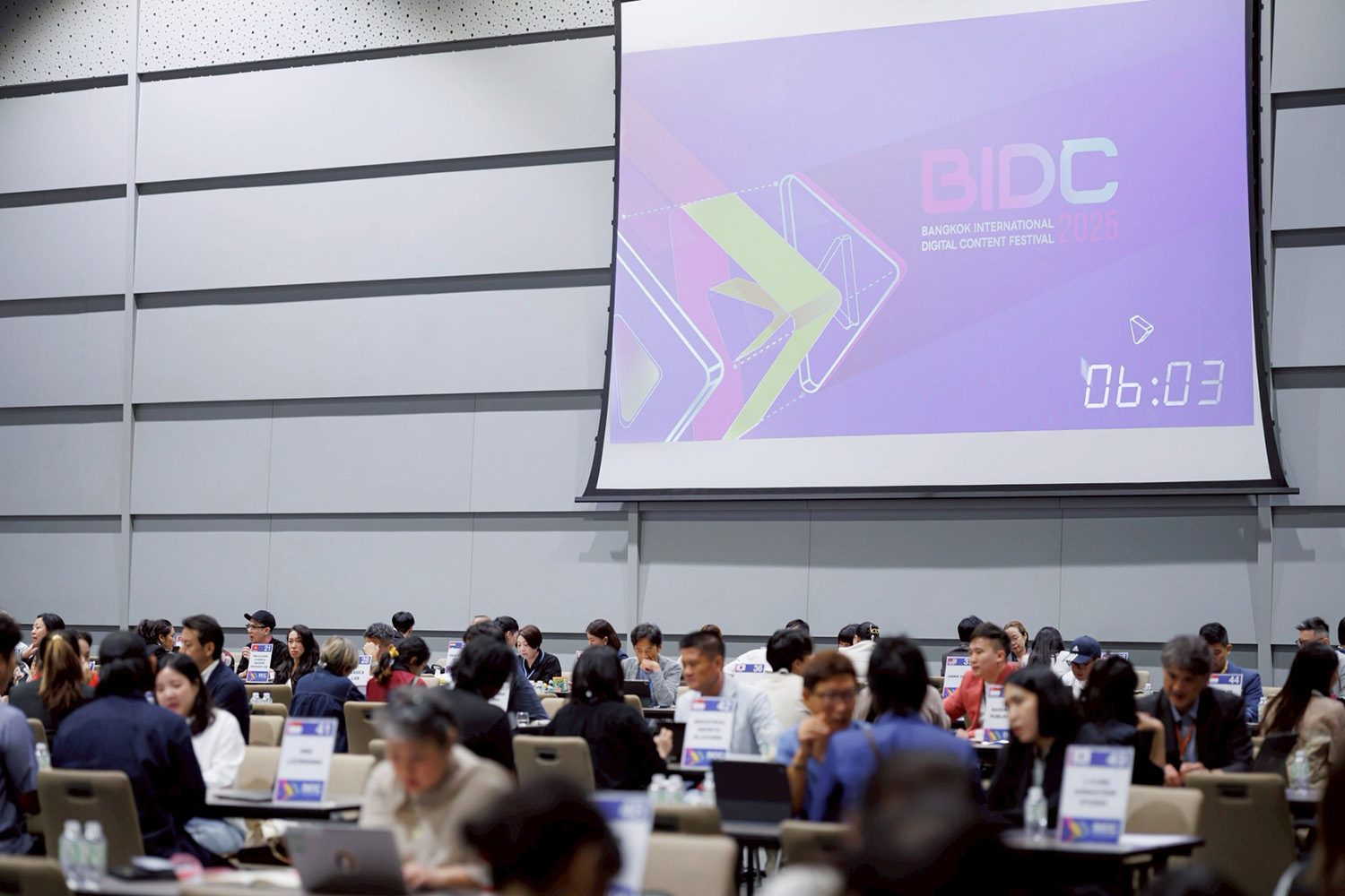 ข่าวงานอีเว้นท์ - DITP โชว์ศักยภาพดิจิทัลคอนเทนต์ไทย BIDC 2025 กวาดมูลค่าการค้า 1,435 ล้านบาท เชื่อมผู้ประกอบการไทยสู่เวทีโลก