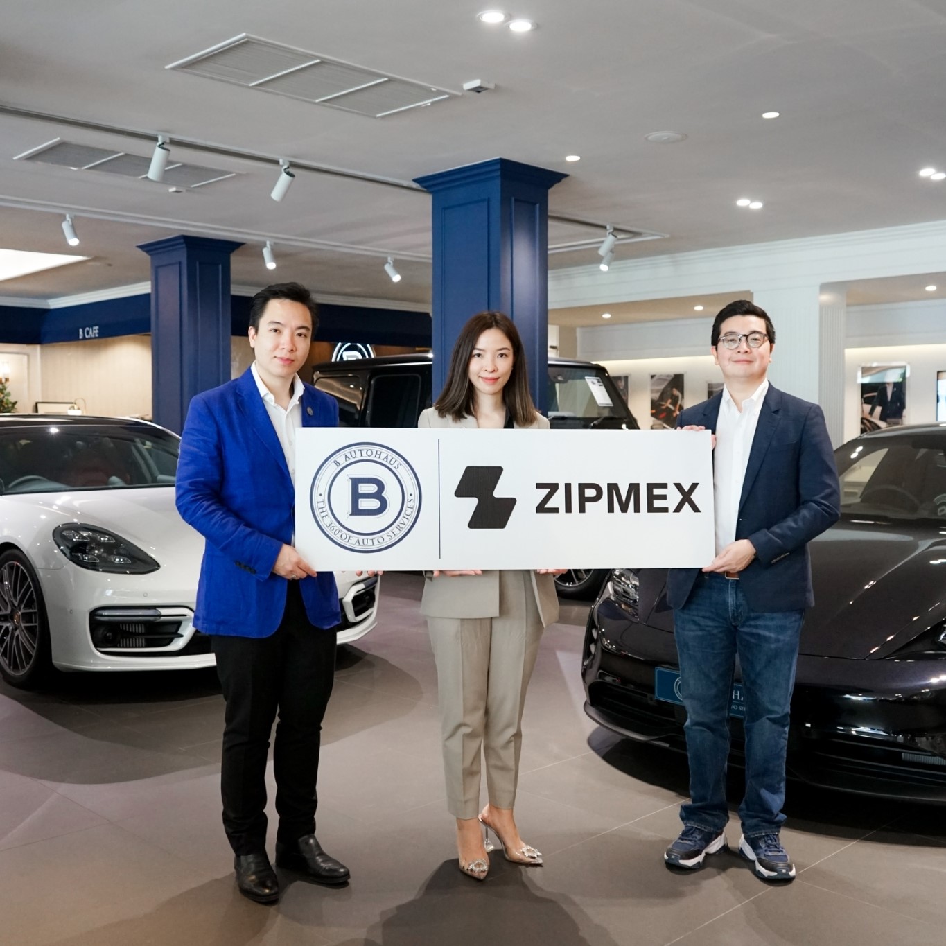 ข่าวยานยนต์ - B Autohaus จับมือ Zipmex แพลตฟอร์มแลกเปลี่ยนซื้อขายสินทรัพย์ดิจิทัลตอบรับกระแส Cryptocurrency เปิดรับชำระเงินด้วยสกุลเงินดิจิทัลแล้ววันนี้