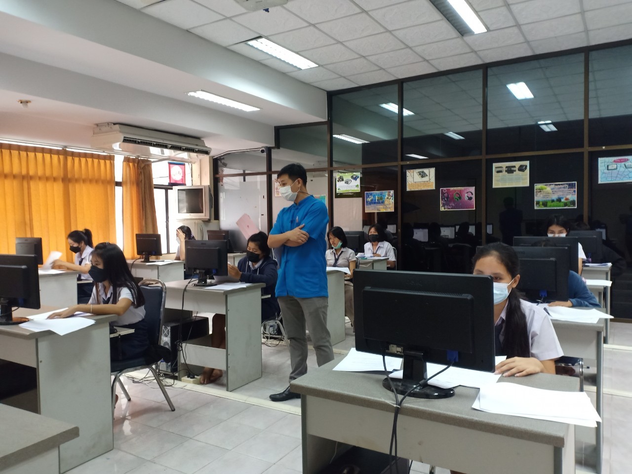 ข่าวราชการ, รัฐวิสาหกิจ - สนพ.กำแพงเพชร จัดทดสอบมาตรฐานฝีมือแรงงานแห่งชาติ สาขาพนักงานการใช้คอมพิวเตอร์ (ประมวลผลคำ) ระดับ 1