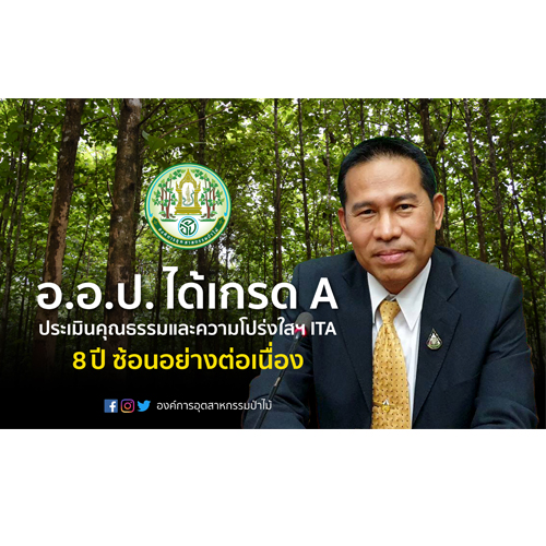 ข่าวราชการ, รัฐวิสาหกิจ - ออป ผ่านการประเมิน ITA ประเมินคุณธรรมและความโปร่งใส ในการดำเนินงานของหน่วยงานภาครัฐ ปี 65 จัดอยู่ในกลุ่มเกรด A 8 ปี ซ้อนอย่างต่อเนื่อง