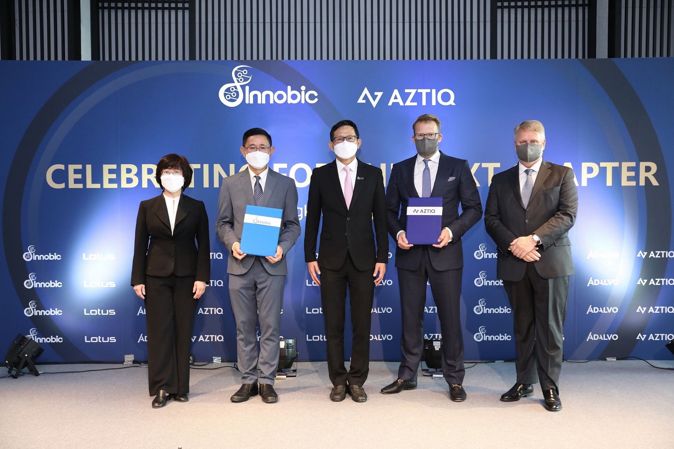 ข่าวธุรกิจ, สังคม - อินโนบิก ร่วมกับ แอซทีค ฉลองปิดดีลเข้าถือหุ้นบริษัทยาระดับโลก Lotus Pharmaceutical และ Adalvo