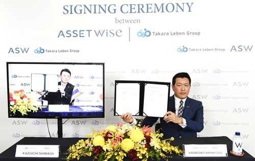 ข่าวบ้าน, คอนโด, อสังหาฯ - แอสเซทไวส์ ปิด 2 ดีลใหญ่ไทย-เทศ ประเดิมต้นปี ร่วมทุน ทาคาระ เลเบ็น บิ๊กอสังหาฯ ญี่ปุ่น พร้อมเข้าซื้อกิจการ แม็กซี่ พรีเมียร์ วัน เสริมความแข็งแกร่ง ผงาดรับปีเสือ