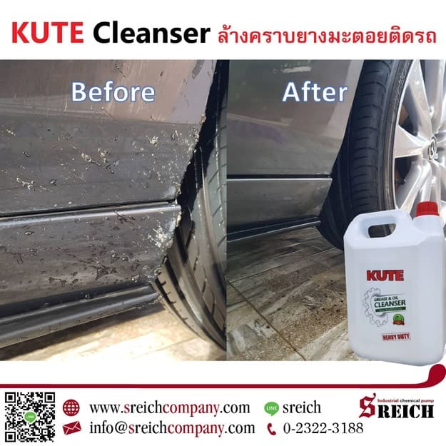 ข่าวยานยนต์ - KUTE น้ำยาทำความสะอาดคราบน้ำมัน สูตรน้ำ ชนิดเข้มข้น จากออสเตรีย 