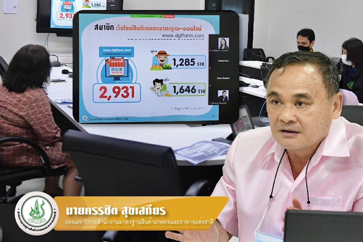 ข่าวราชการ, รัฐวิสาหกิจ - ภาพข่าว : มกอช. ร่วมเสวนาออนไลน์