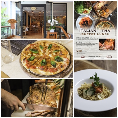 ข่าวโปรโมชั่น - Italian-Thai Buffet Lunch every Wednesday and Sunday at No.43 Italian Bistro Restaurant, Cape House Hotel, Bangkok