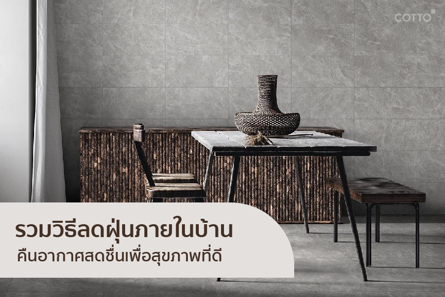 ข่าวบ้าน, คอนโด, อสังหาฯ - รวมวิธีลดฝุ่นภายในบ้าน คืนอากาศสดชื่น เพื่อสุขภาพที่ดี