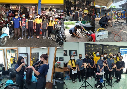 ข่าวราชการ, รัฐวิสาหกิจ - สำนักงานพัฒนาฝีมือแรงงานลำพูน ตรวจเยี่ยมการฝึกและการทำงานในสถานประกอบกิจการ ผู้เข้ารับการฝึกอบรมโครงการเพิ่มทักษะด้านอาชีพนักเรียนที่ไม่ได้เรียนต่อหลังจบการศึกษาภาคบังคับจังหวัดลำพูน ประจำปีงบประมาณ พ