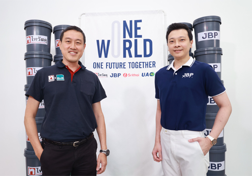 ข่าวสินค้า, บริการ - JBP collaborated with Thai Watsadu to distribute 1st recycled paint in Thailand JBP Good Paint Re-Acrylic as part of caring for the environment  for sustainable wellbeing