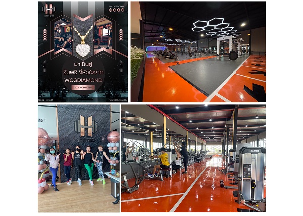 ข่าวสินค้า, บริการ - Happy Gym Beyond จัดโปรโมชั่นรับวันแห่งความรัก จับคู่สมัครสมาชิกรายปีแถมฟรีจี้เพชรรูปหัวใจ