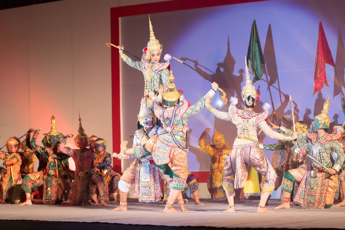 ข่าวประชาสัมพันธ์ - PR News ม.ราชภัฏจันทรเกษม ร่วมกับภาคีเครือข่าย เชิญชมการแสดงโขนผู้หญิงและเยาวชนระดับชาติ ครั้งที่ 1