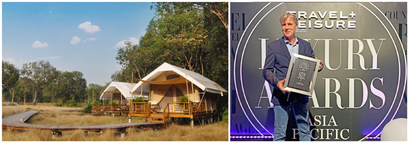 ข่าวท่องเที่ยว - คีรี ทราเวล และ คาร์ดามัม เต้นท์ แคมป์ รับรางวัลจาก Travel+Leisure Luxury Awards Asia Pacific ประจำปี 2023
