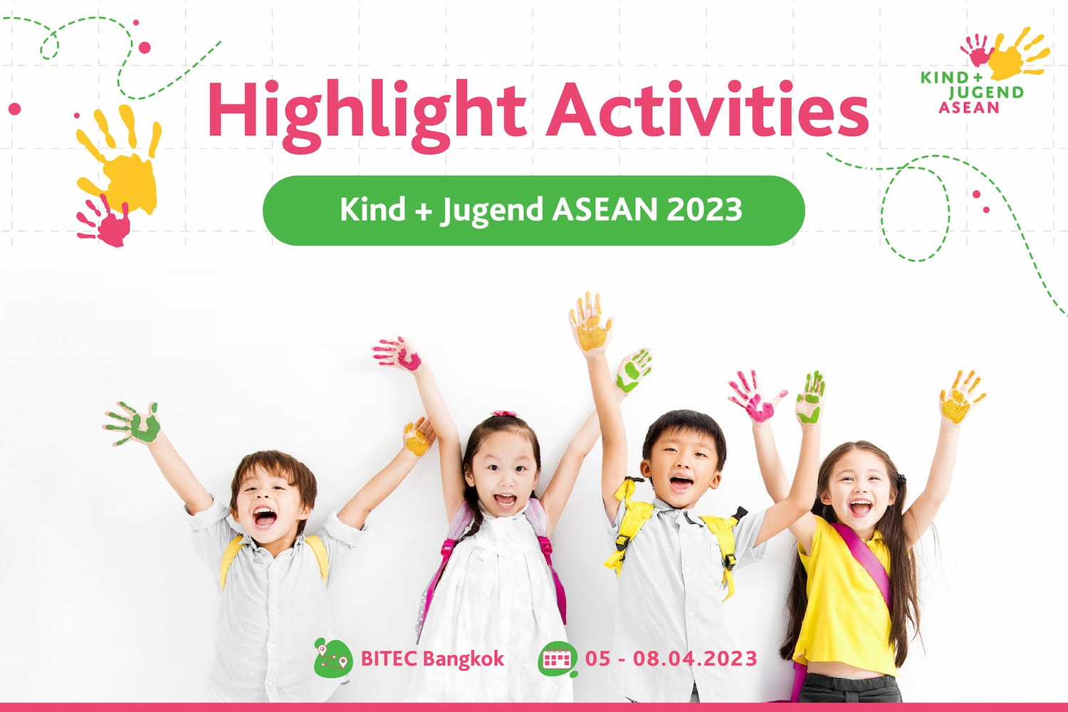 ข่าวประชาสัมพันธ์ - PR News Kind + Jugend? ASEAN 2023 เปิดให้ลงทะเบียนล่วงหน้าแล้ว 3 ช่องทาง พบกับกิจกรรมต่อยอดโอกาสทางธุรกิจแม่และเด็ก กว่า 7 หัวข้อ