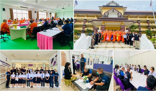 ข่าวราชการ, รัฐวิสาหกิจ - ตรวจคนเข้าเมืองจังหวัดพะเยา บูรณาการร่วมกับหน่วยงานความมั่นคงในพื้นที่ออกตรวจสอบสถานศึกษา มูลนิธิ สมาคม ตามยุทธการ Lanna Force Check