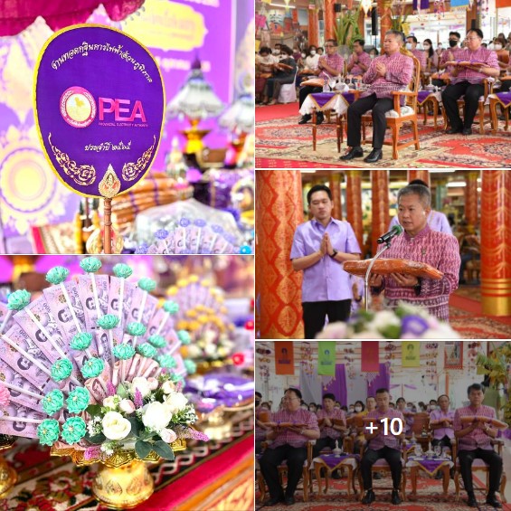 ข่าวราชการ, รัฐวิสาหกิจ - การไฟฟ้าส่วนภูมิภาค จัดงานทอดกฐินสามัคคี ประจำปี 2565 ณ วัดโพธิ์ลังกา อำเภอบางปลาม้า จังหวัดสุพรรณบุรี