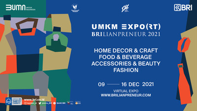 ข่าวธุรกิจ, สังคม - BRI จัดอีเวนต์ UMKM EXPO(RT) BRILIANPRENEUR 2021 มุ่งส่งเสริมการใช้เทคโนโลยีดิจิทัลในภาค MSME ของอินโดนีเซีย