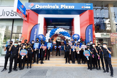ข่าวอาหาร, เครื่องดื่ม - อลังการ W เปิดตัว Dominos Pizza สาขางามวงศ์วาน