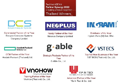 ข่าวไอที - เร้ดแฮทมอบรางวัลแก่พันธมิตรไทย ยกย่องการนำเสนอโซลูชันโอเพ่นซอร์ส เพื่อขับเคลื่อนความสำเร็จให้กับลูกค้า