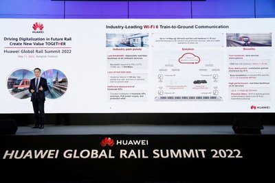 ข่าวขนส่ง - โซลูชันสื่อสาร Train-to-Ground ผ่านไวไฟ 6 ของหัวเว่ย สนับสนุนระบบขนส่งทางรางในเขตเมืองให้ขับเคลื่อนอัตโนมัติ