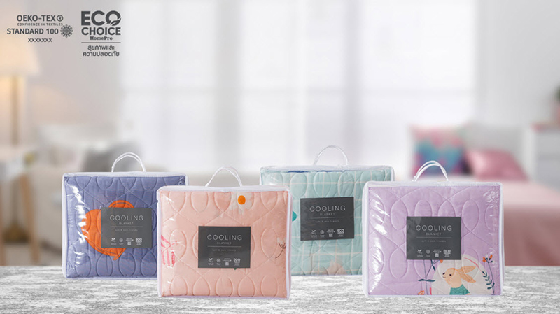 ข่าวสินค้า, บริการ - สัมผัสนุ่ม เย็นสบาย ด้วยผ้าห่มเย็น จาก HOME LIVING STYLE รุ่น COOLING Blanket