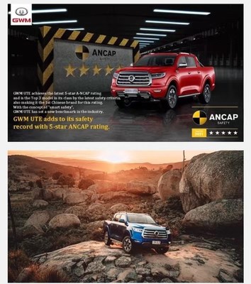 ข่าวขนส่ง - รถกระบะ GWM ได้รับการจัดอันดับความปลอดภัย A-NCAP ระดับ 5 ดาว