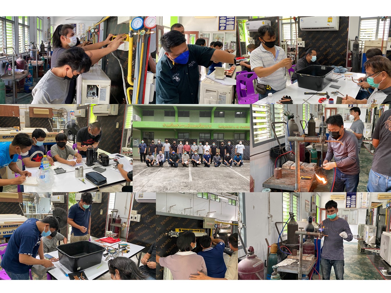 ข่าวราชการ, รัฐวิสาหกิจ - พัฒนาแรงงานปทุมธานี ดำเนินการฝึกอบรมหลักสูตรยกระดับฝีมือ สาขาเทคนิคการติดตั้งเครื่องปรับอากาศแบบติดผนัง